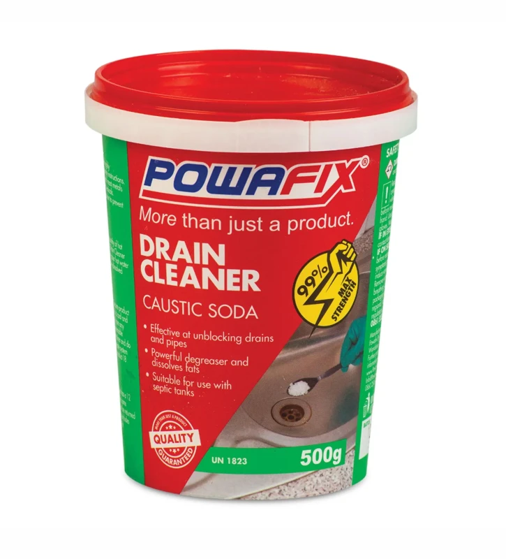 POWAFIX – Drain Cleaner – Caustic Soda 500g