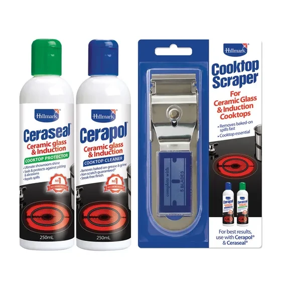 Hillmark Cleaning Value Pack #1 – Cerapol Ceraseal Scraper