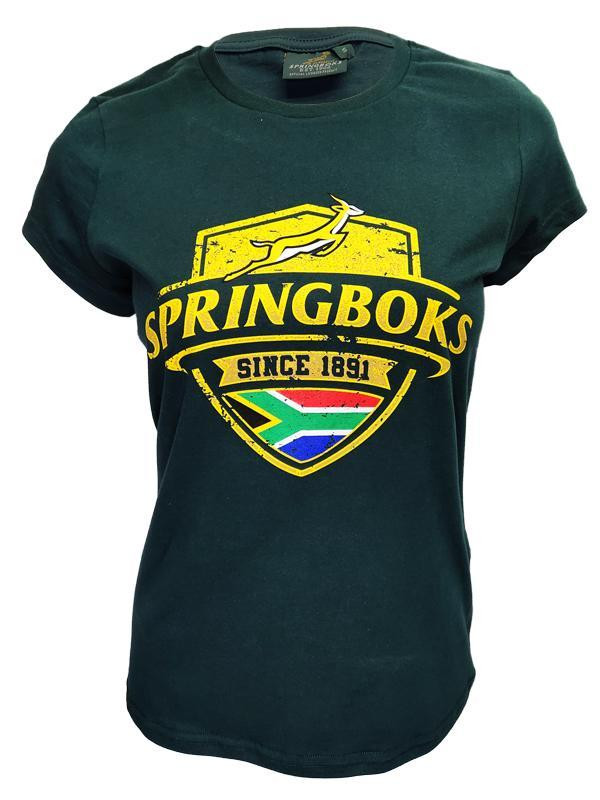 Ladies Springbok T-Shirt Green