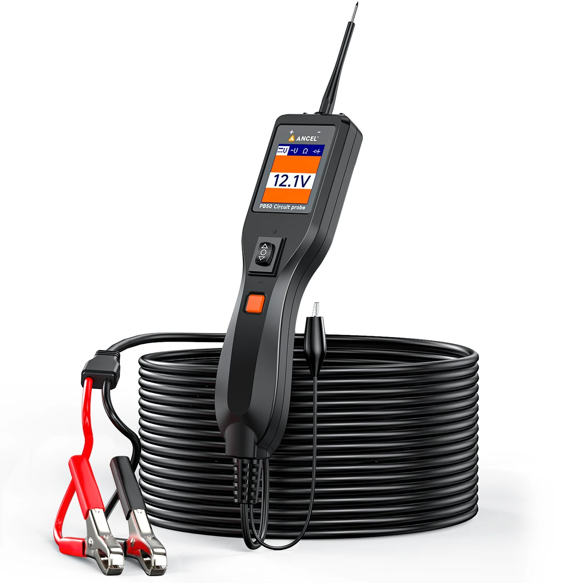 ANCEL PB50 12V 24V Automotive Power Circuit Probe Tester with 13FT Cable