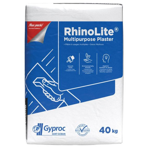 RhinoLite Multipurpose Plaster 40kg