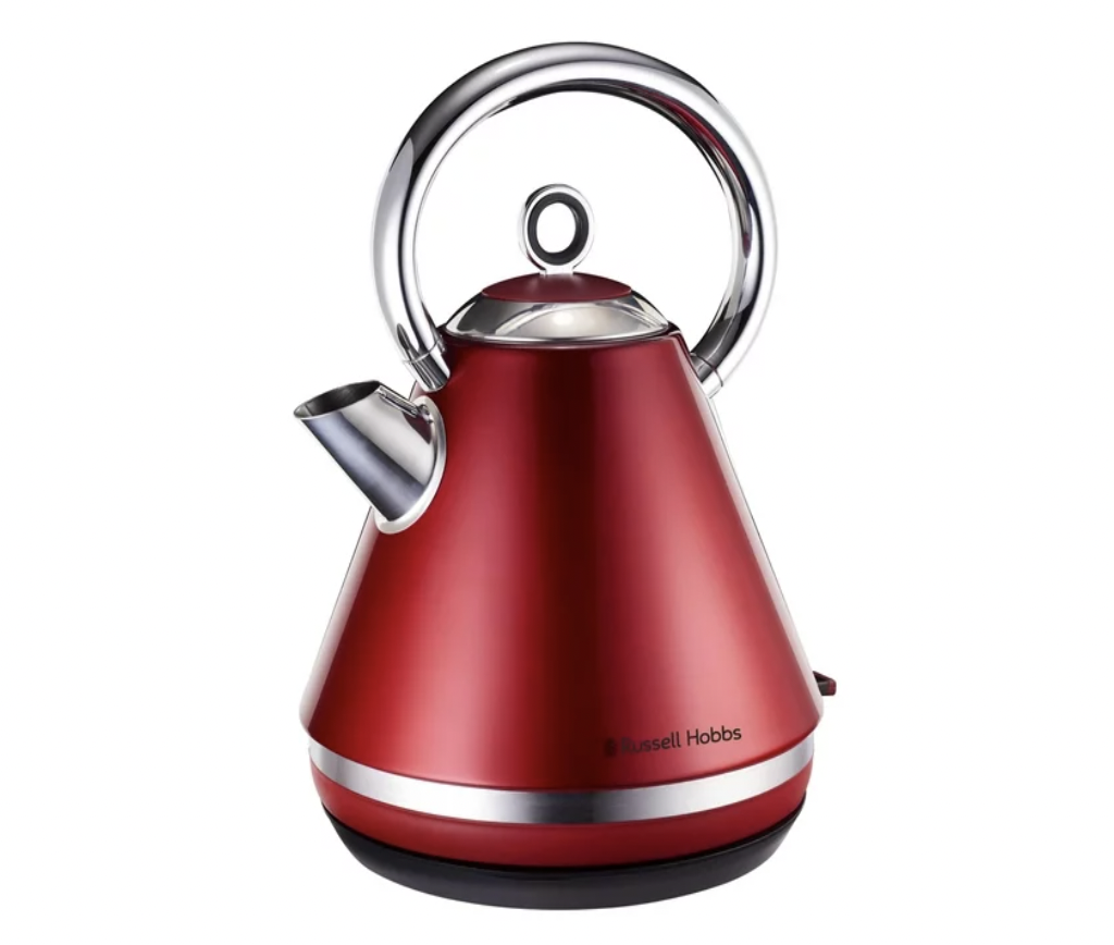 RUSSELL HOBBS KETTLE STAINLESS STEEL LEGACY RED