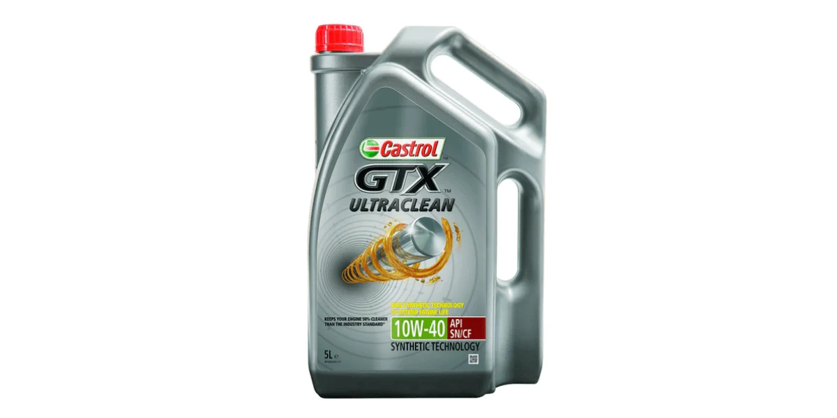 Castrol 10W40 Gtx Ultraclean 5L