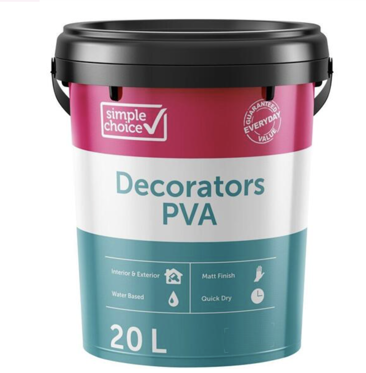 Simple Choice Decorators PVA C/Cotton 20L