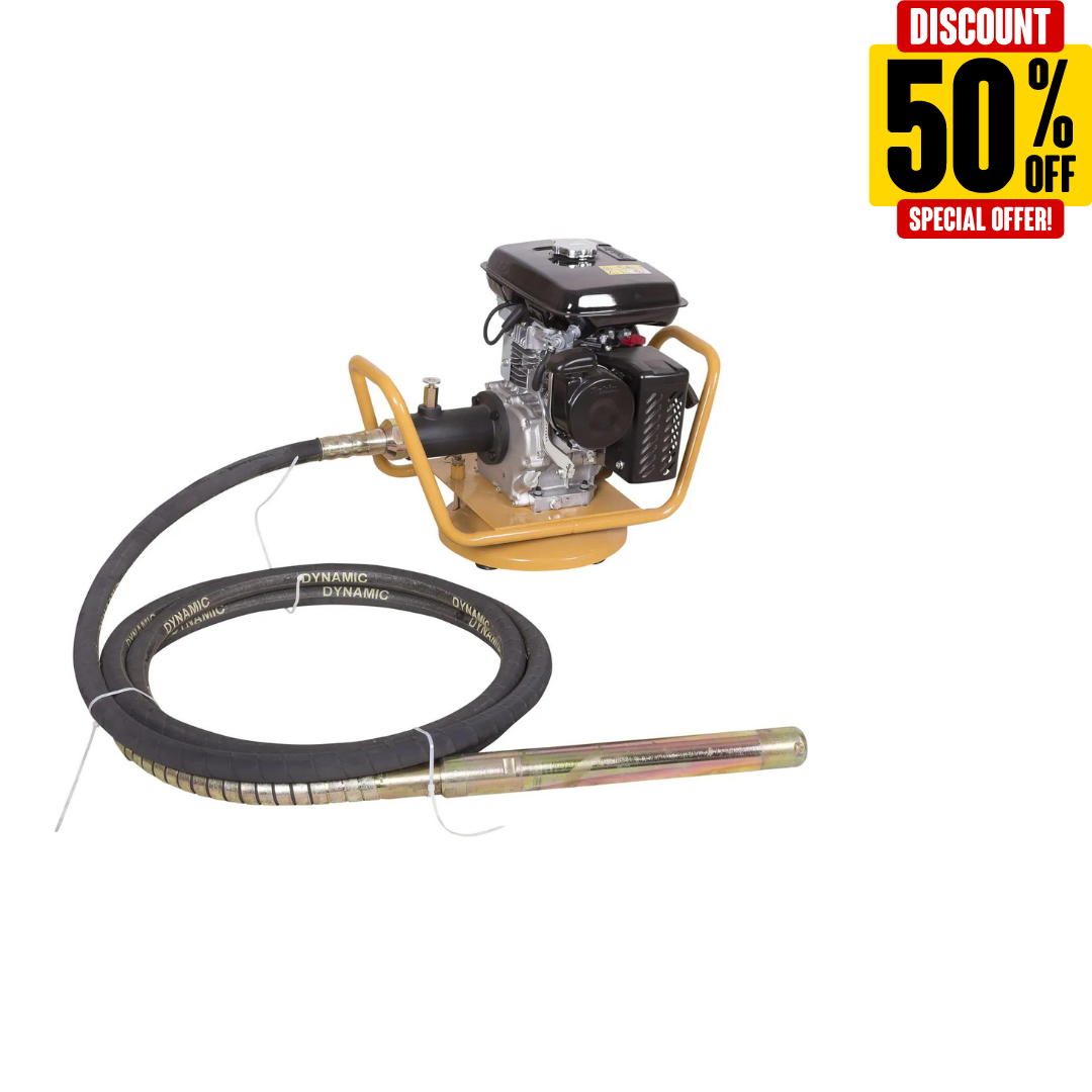 MAC AFRIC Vibrating Poker with Dynapal Valve Coupler 50 MM (PIPE ONLY)