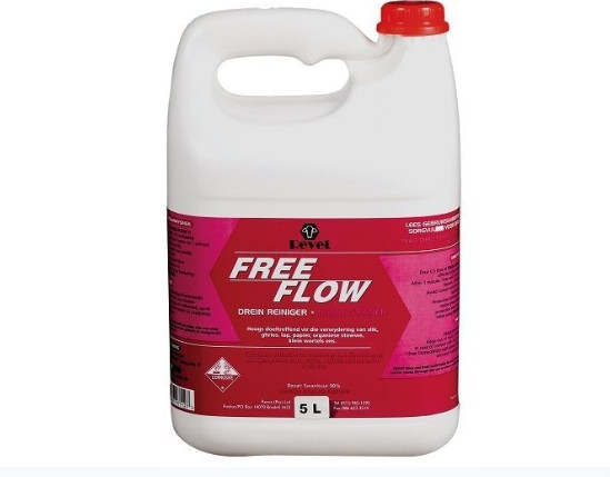 Drain Clean Liquid Free Flow 5lt Revet