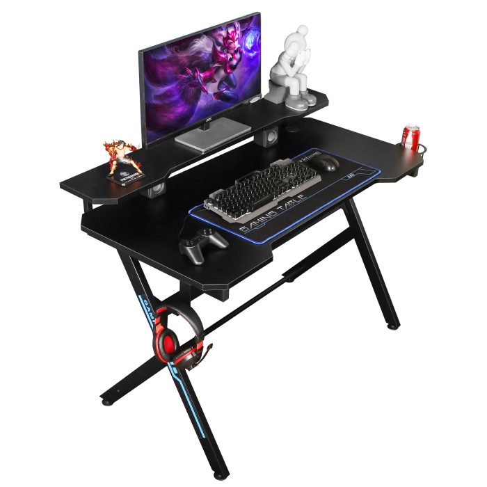 VX Gaming Donahue Gaming Desk Black CT-1913L1