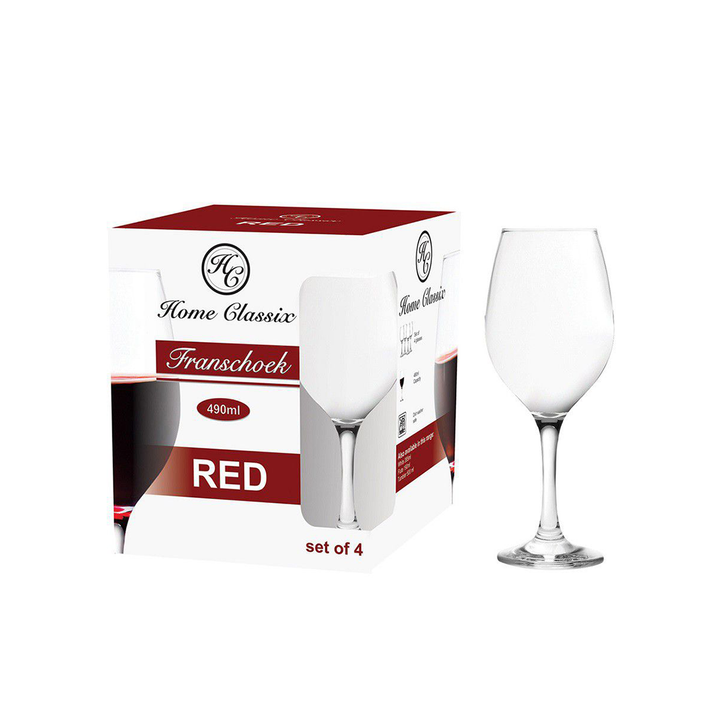 HOME CLASSIX FRANSCHOEK RED WINE 490ml 4pc
