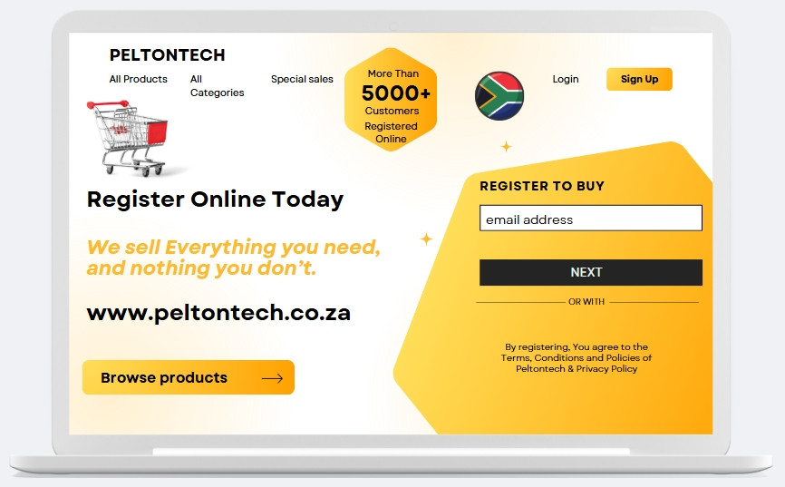 Peltontech launches a new Ecommerce store in  South Africa