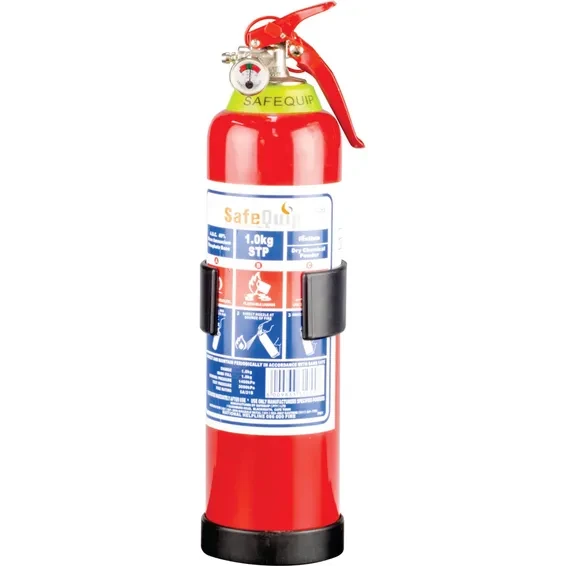 Fire extinguisher & bracket SAFE QUIP 1kg