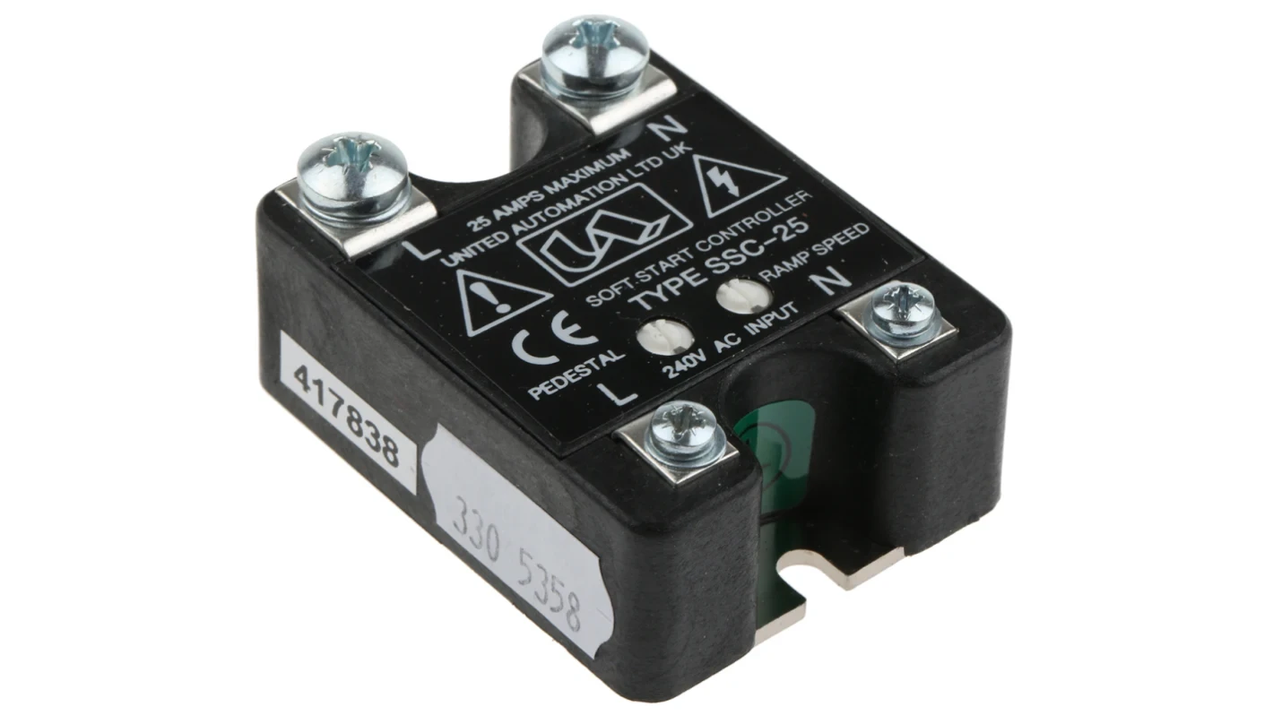 United Automation Soft Starter, Soft Start, 230 V ac, 1 Phase