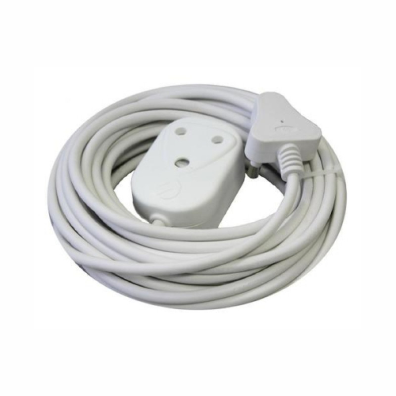 Ext Cable Cw Plug 10A 3Mt White