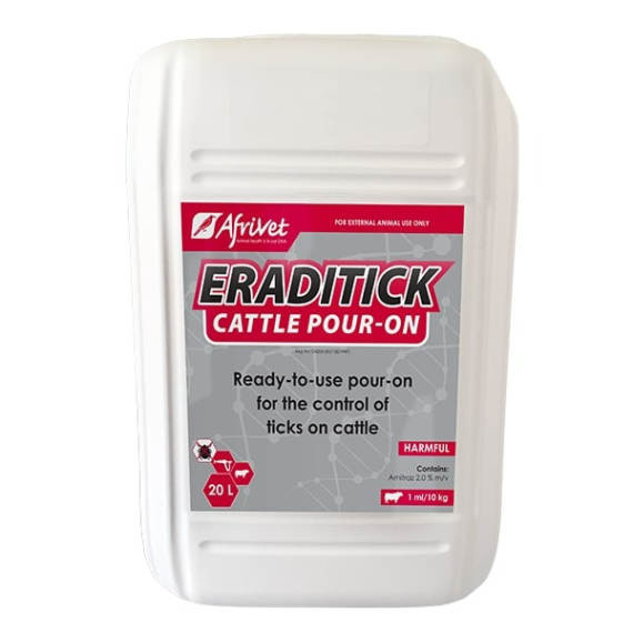 Afrivet Eraditick Cattle Pour On 20L