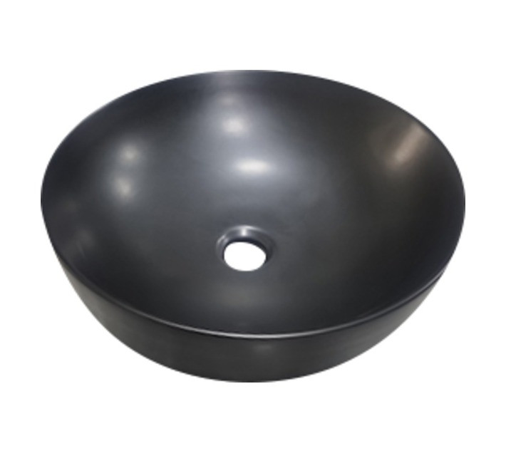 Icon Black Free-Standing Basin Coal Black 420 x 420 x 110 mm