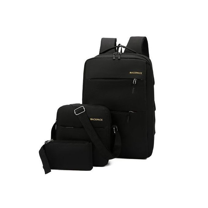 Urban Fashion Men's Business Fashion Backpack-black