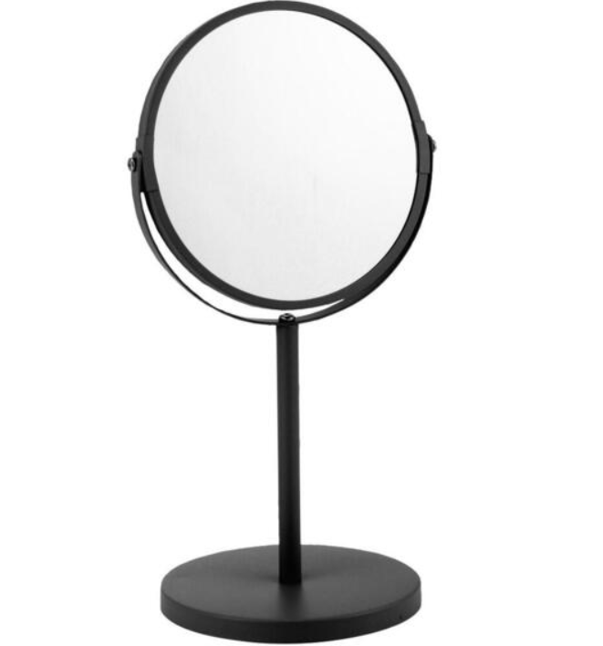 BATHROOM BASICS Freestanding Mirror Black