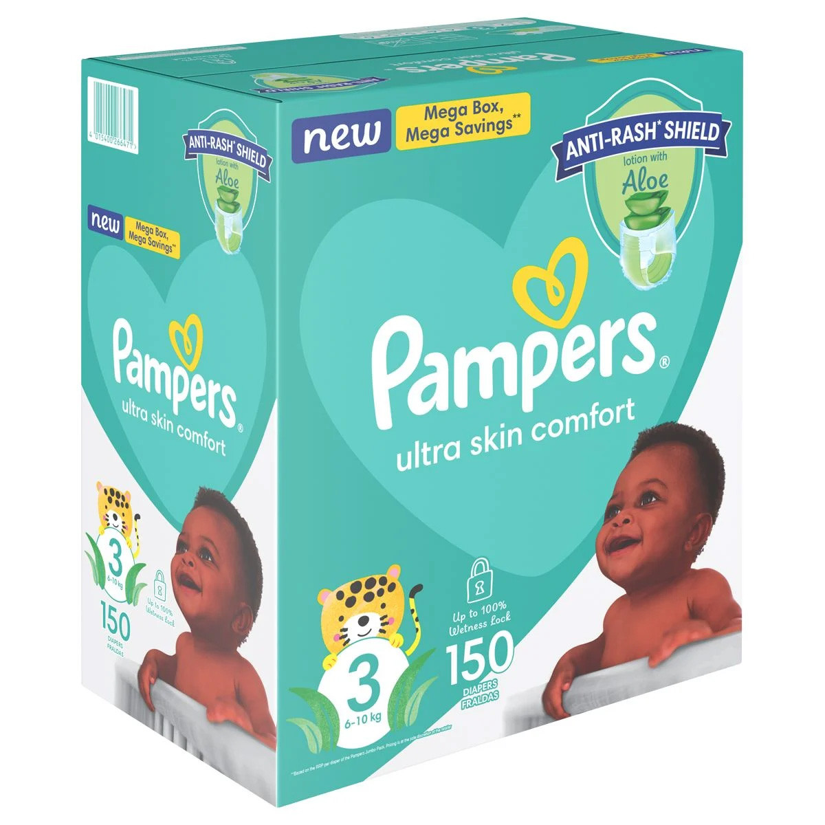 Pampers Active Mega Box Size 3 150