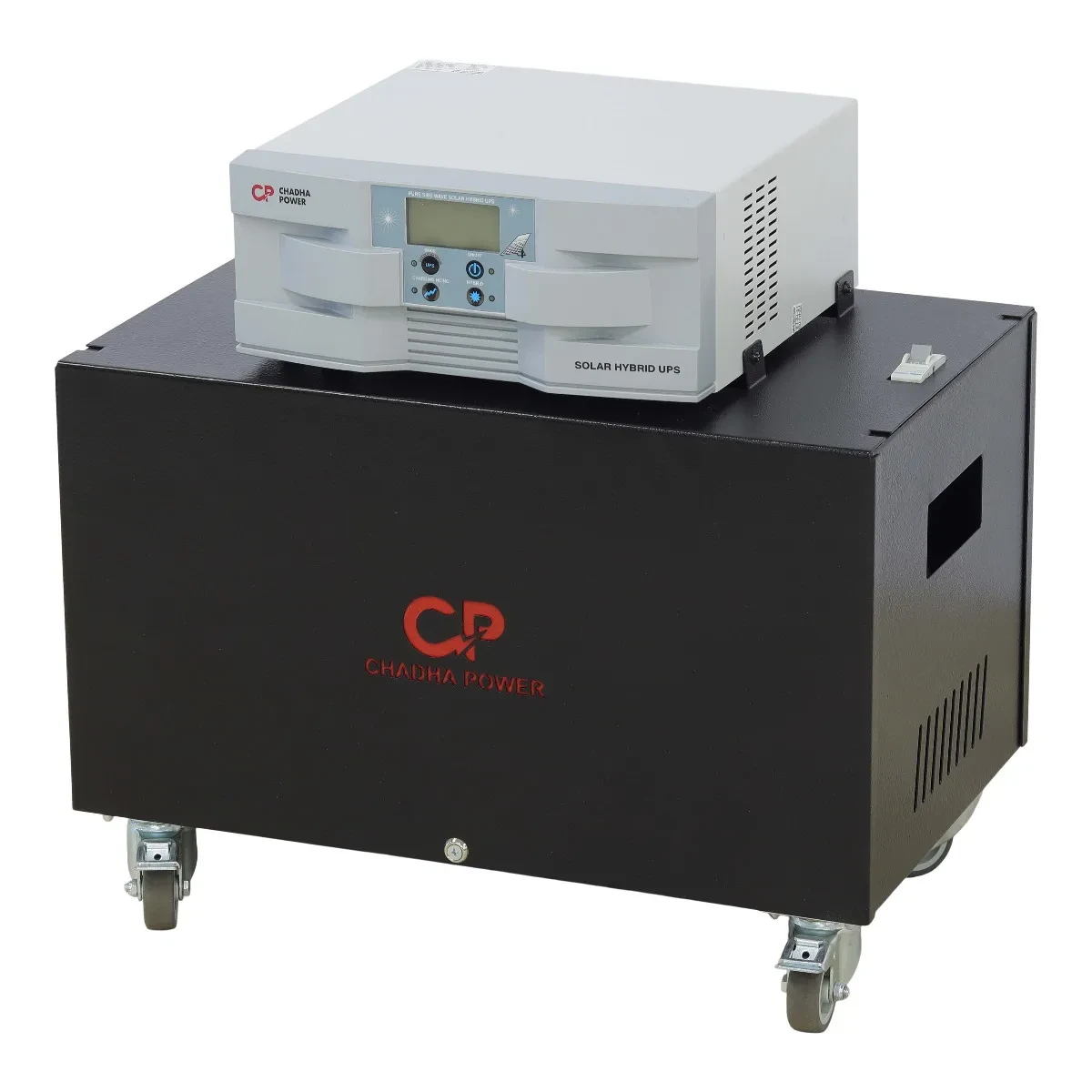 CHADHA POWER 850VA Hybrid Inverter Trolley