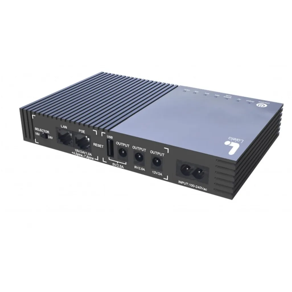 LALELA R1818 48840MWH WI-FI ROUTER UPS 5 9 12V 9V AND 12V POE OUT USB 1Y