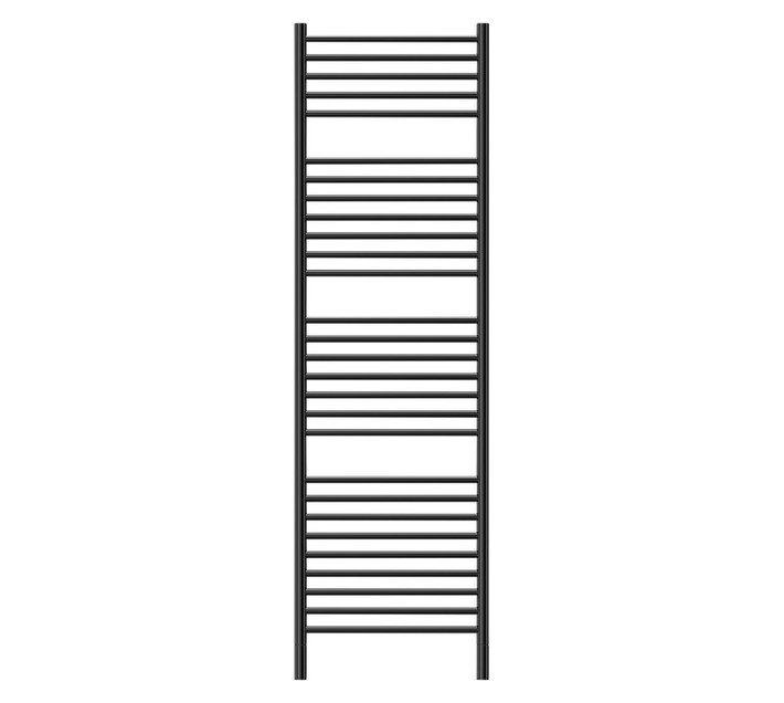 Jeeves Classic N28 Heated Towel Rail Black with Right Power Connection ZAN2806GR