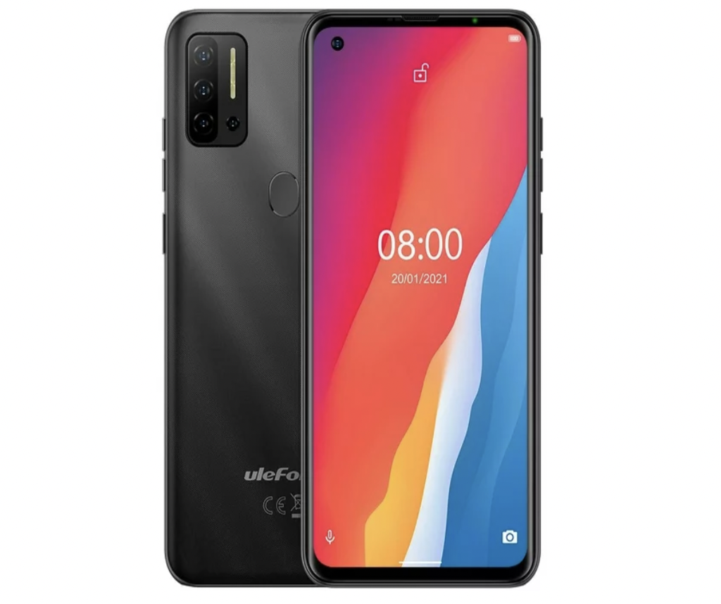 UleFone Note 11P, Android 11, 128GB LTE, Dual-Sim Smartphone - Black