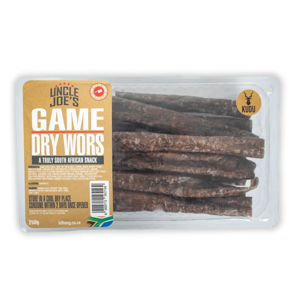 UNCLE JOE’S GAME DRYWORS 250G
