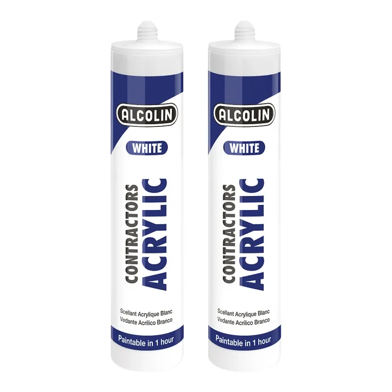 ALCOLIN Contractors Silicone - White Silicon 260ml