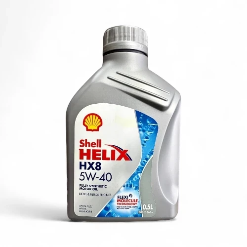 500ML SHELL HELIX ENGINE OIL HX8 SYNTHETIC 5W40