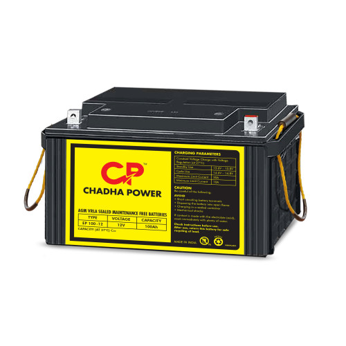 EP 100-12 (12V 100Ah) AGM VRLA Sealed Maintenance Free Battery