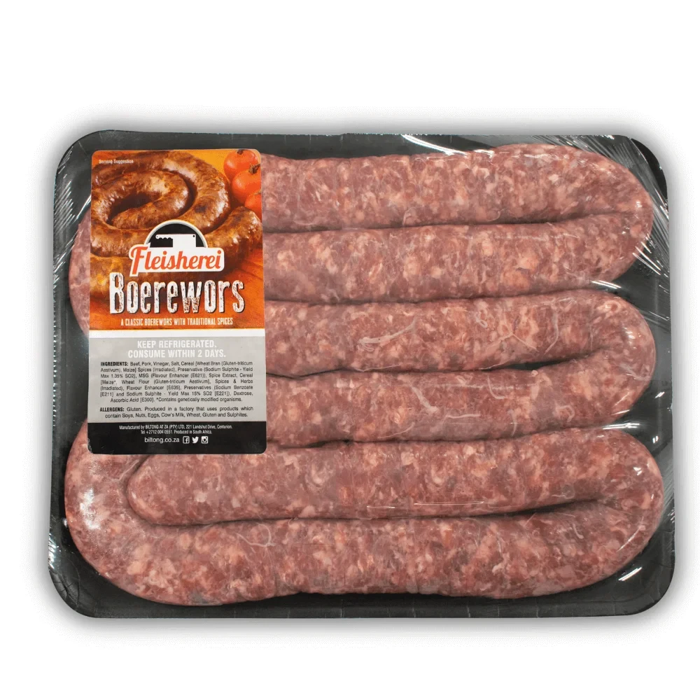 BULK FLEISHEREI BOEREWORS – (34F)