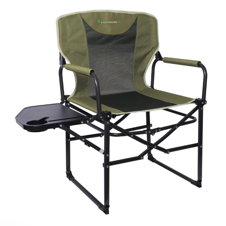 KAUFMANN X DIRECTOR CHAIR WITH SIDE TABLE