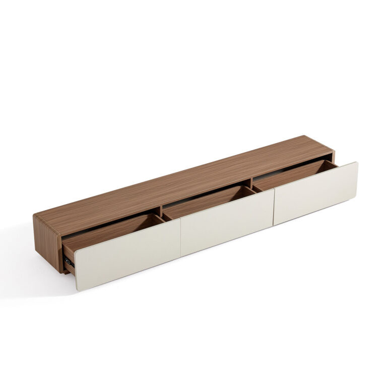 Ayelin Grey/Walnut TV Console