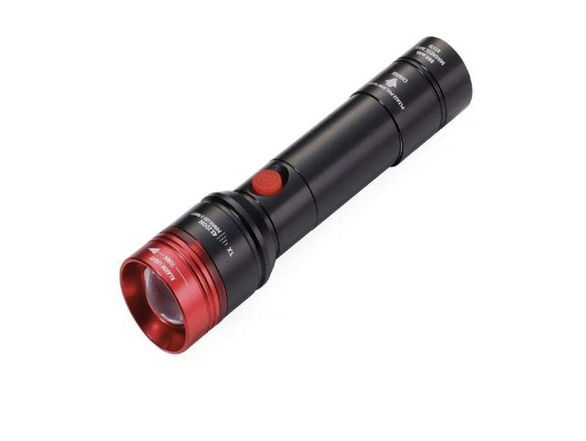 Troika LED Torch with Emergency Light Car Eco Beam Black
