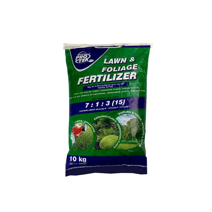Protek Lawn & Foliage 7:1:3 (15) Fertilizer 10kg