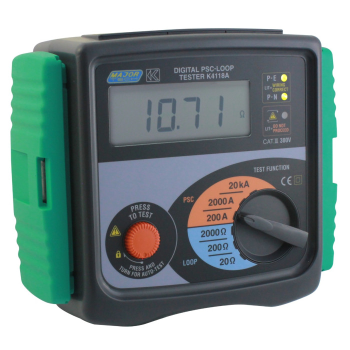 MAJOR TECH K4118 DIGITAL TESTER LOOP/PSC TESTER