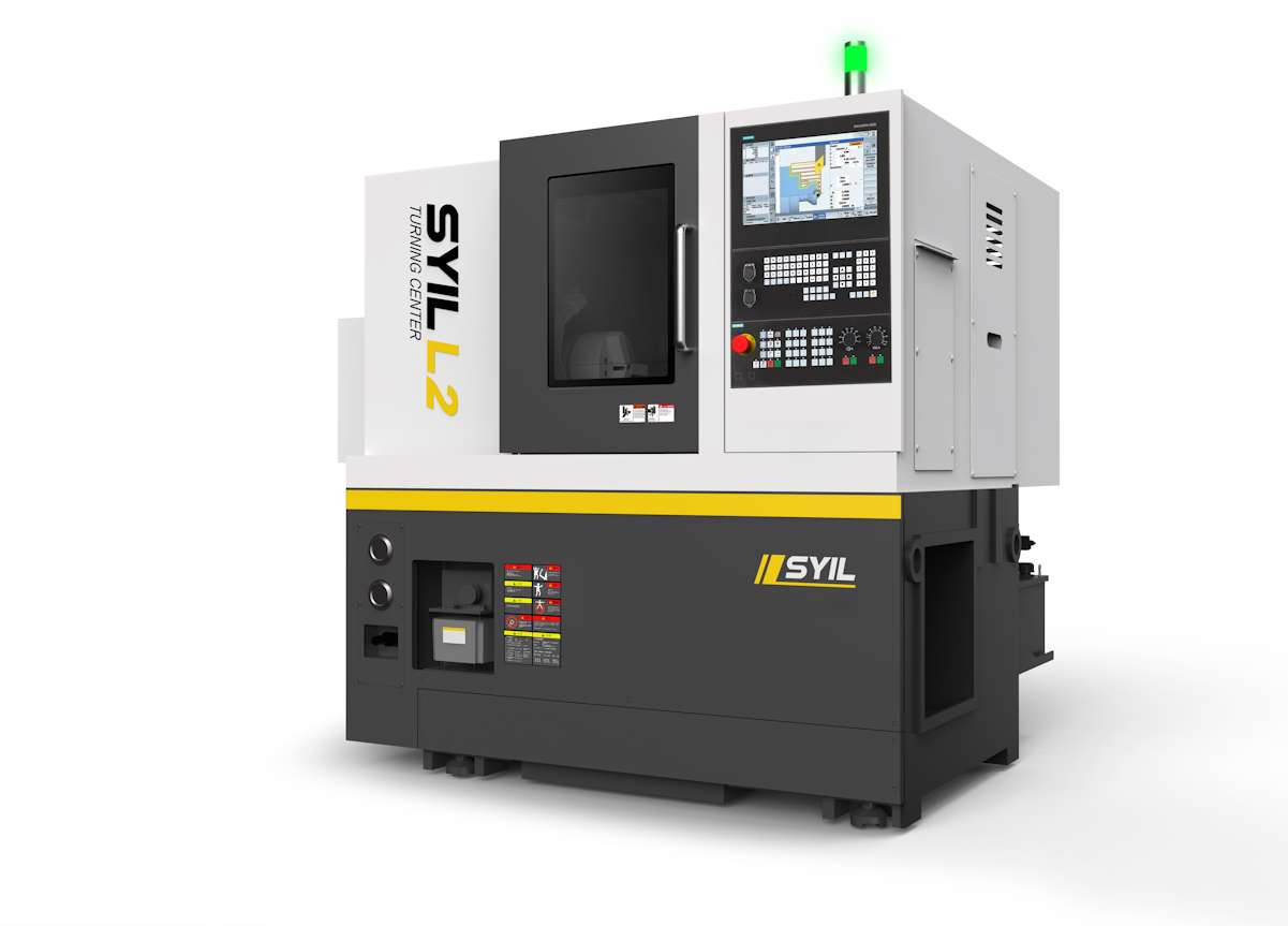 SYIL L2 8" Siemens 828D 2-Axis CNC Turning Centre - Slant Bed (13863)