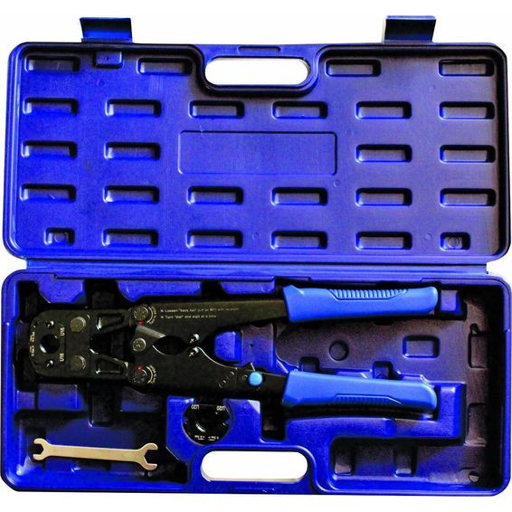 CRIMPING TOOL ADJ WITH 16-25MM INSERTS