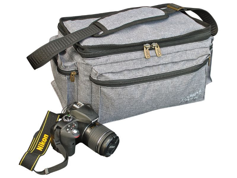 Camp Cover Camera Bag Cotton Light Grey