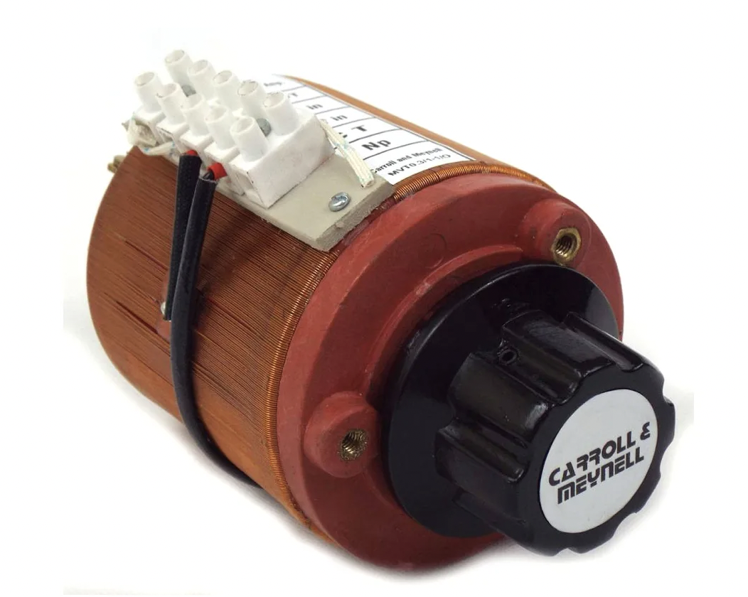 Carroll & Meynell 1 Phase 1kVA Variac, 1 Output, 240V