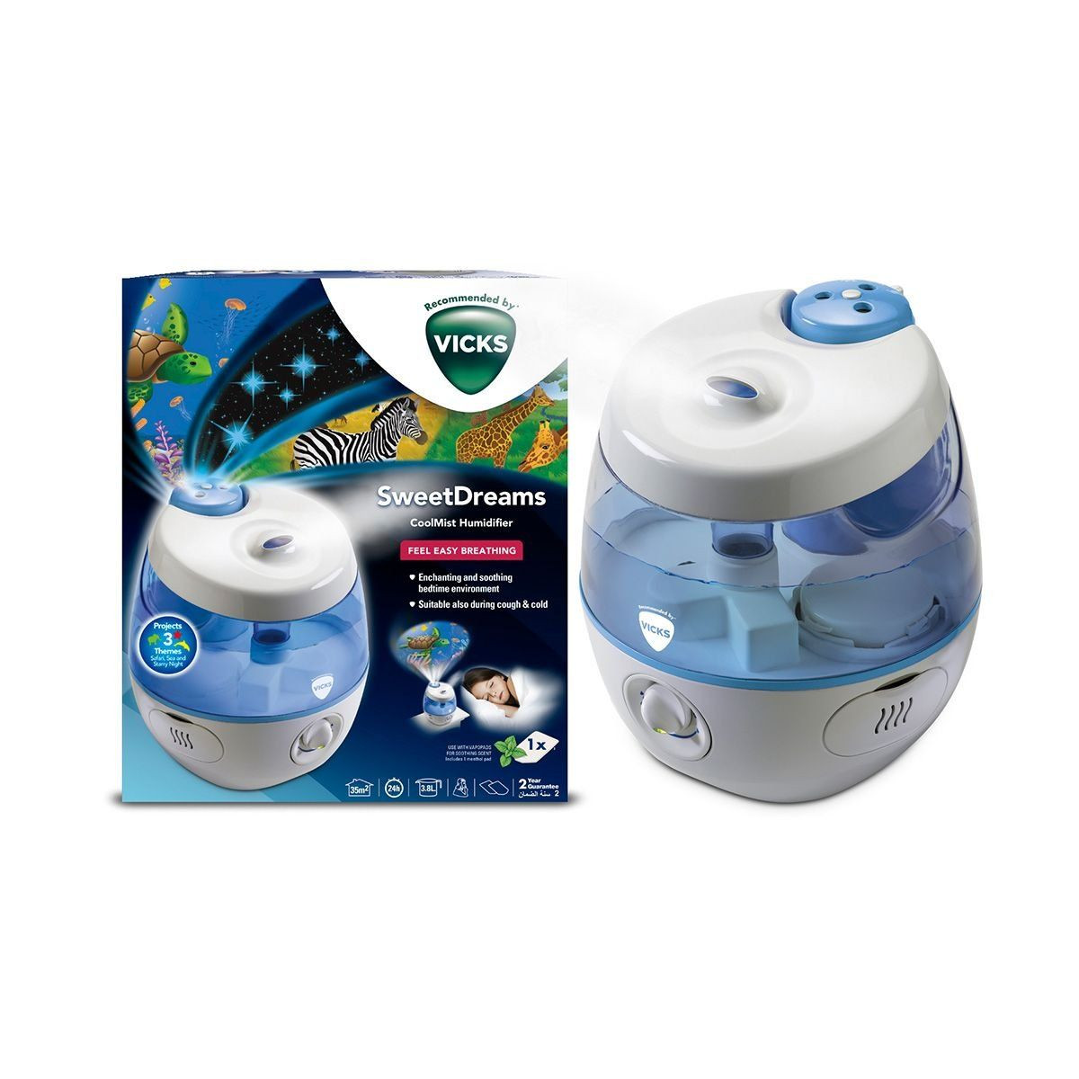 Vicks Humidifier Ultrasonic Sweetdreams