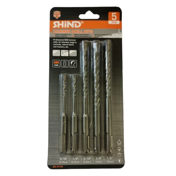 Shind - Drill bit Hammer Set 5pc