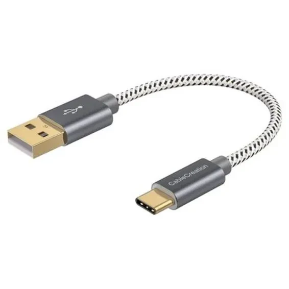 USB-C to USB-C Fast Charging Cable – 3A Power, 15cm Length