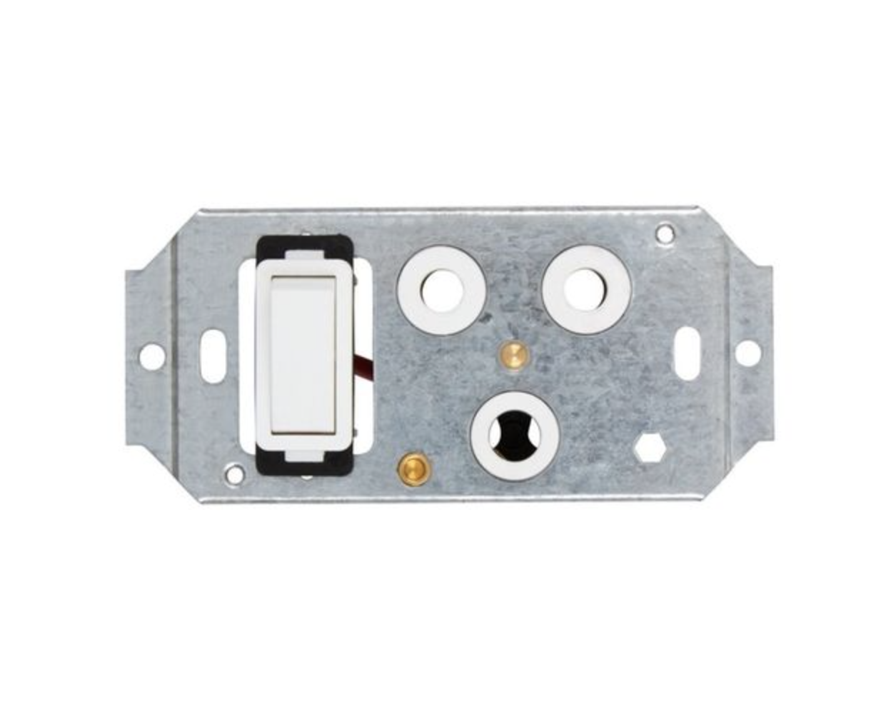 Crabtree Single Plug Horizontal 2x4 Ct6896hl Ls