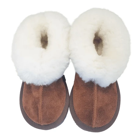 Snoogzzz Genuine Sheep Wool Slippers Unisex