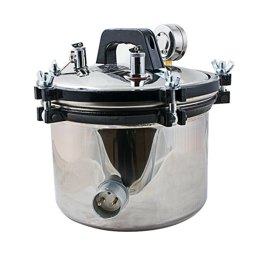 8L Autoclaves Sterilizer Electric Heated Autoclave Steam Sterilizer