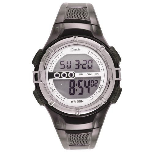 Gotcha Black Digital Midsize 50M-WR Ladies Watch