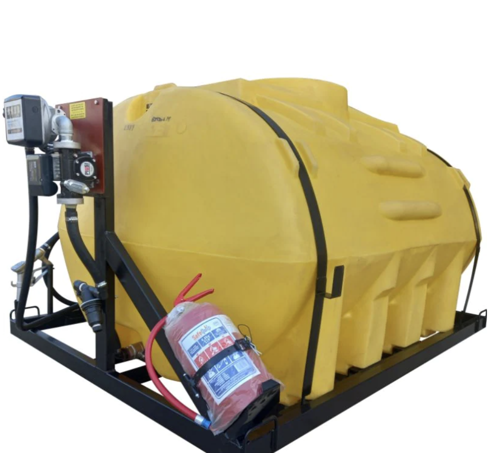 2500l Diesel Bowser 72lpm-220v Horizontal Unit