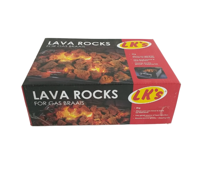 LK's Lava Rocks for Gas Braais