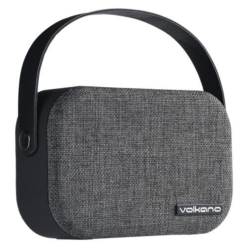 Volkano Fabric Series Bluetooth Speaker - Dark Grey