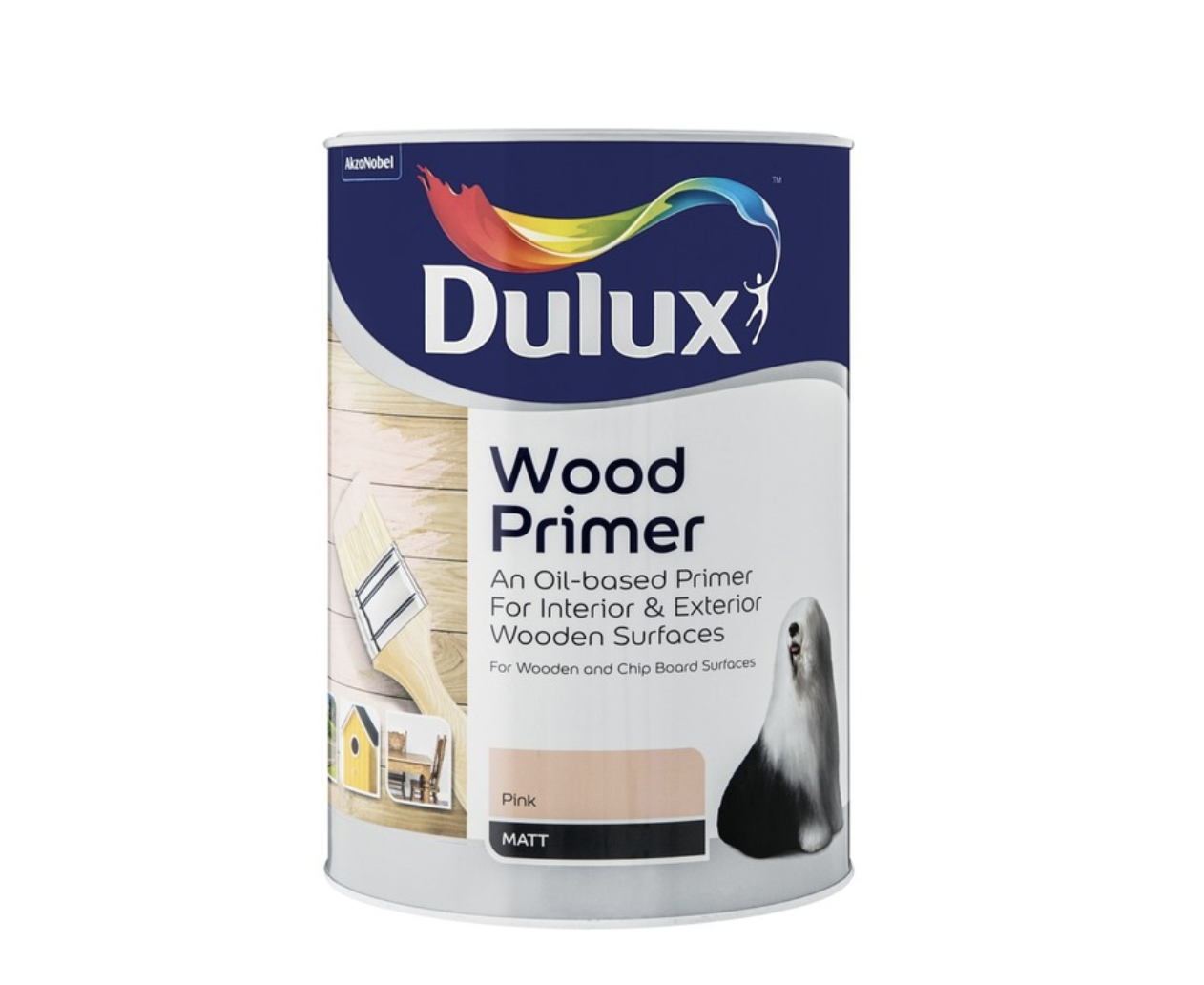 Dulux Wood Primer - Pink (5L)